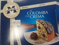 La colomba con crema