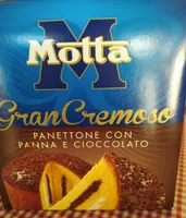 Panettone Gran Cremoso Motta con Panna e Cioccolato