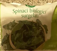 Spinaci biologici surgelati