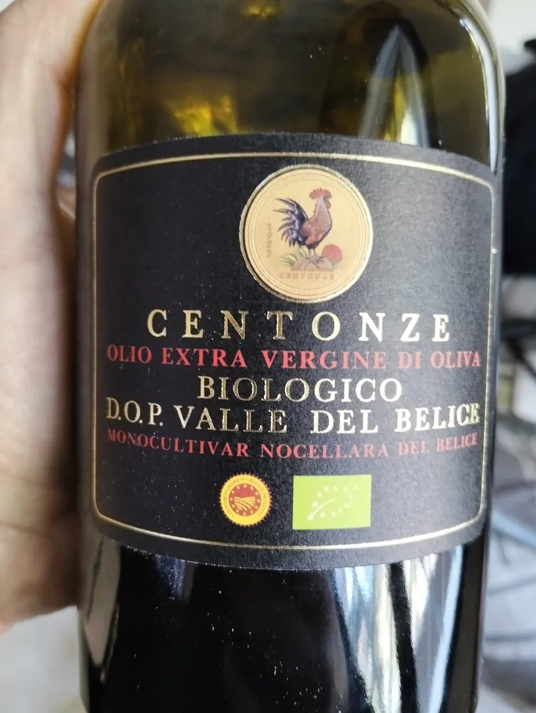 Centonze olio extravergine di oliva biologico d.o.p. della valle del Belice