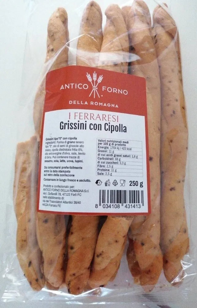 I ferraresi grissini con cipolla