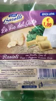 Pasta fresca con ripieno alla ricotta e cime di rapa