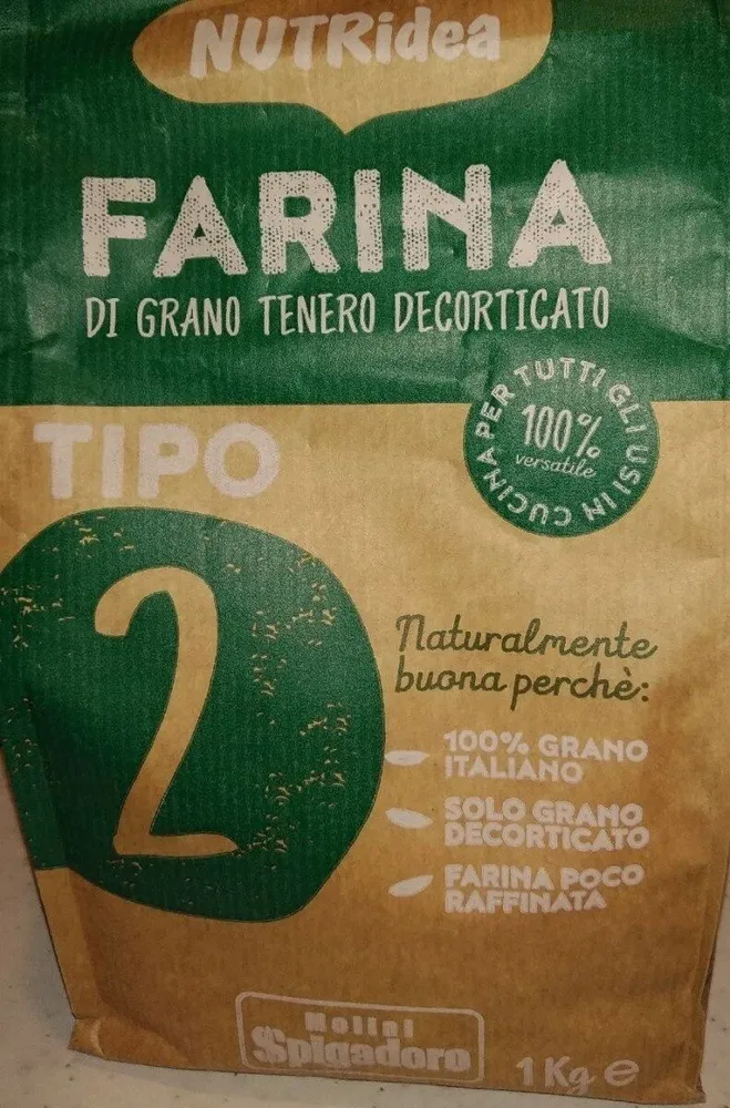Farina tipo 2 di grano tenero decorticato