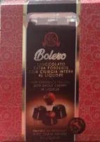 cioccolato extra fondente con ciliegia intera al liquore