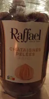 Châtaignes pelées au feu