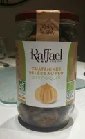 Châtaignes pelées au feu