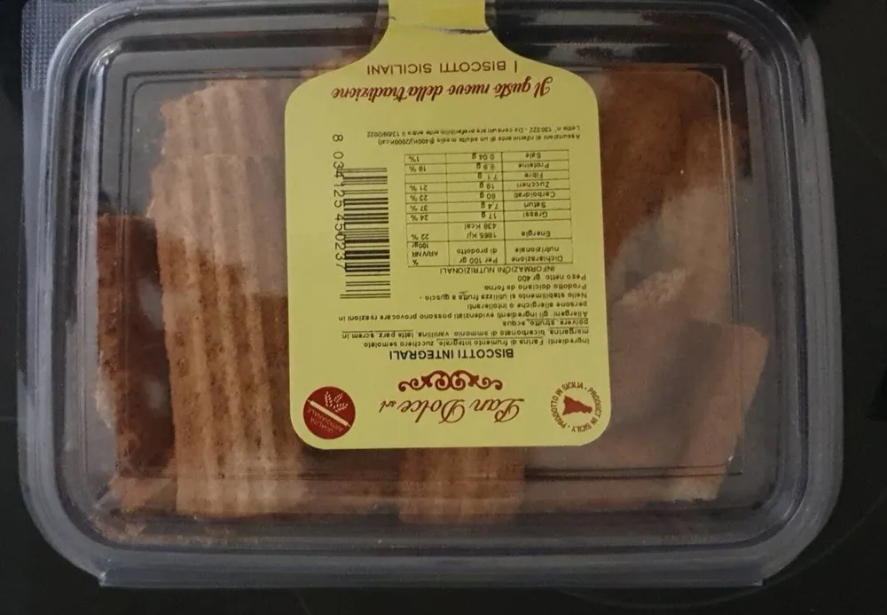 Biscotti integrali