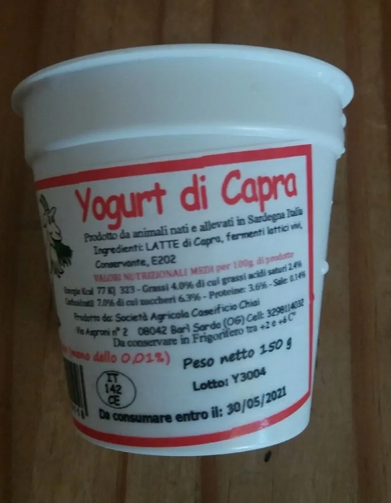 Yogurt di Capra
