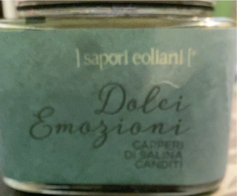Capperi di salina canditi