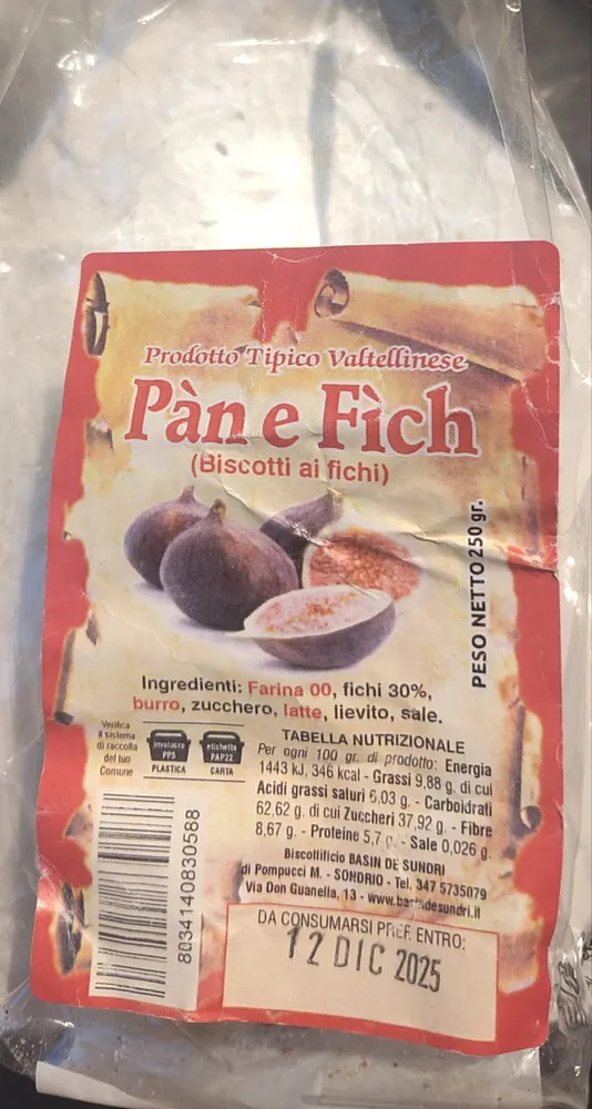 Pàn e Fìch Biscotti ai fichi