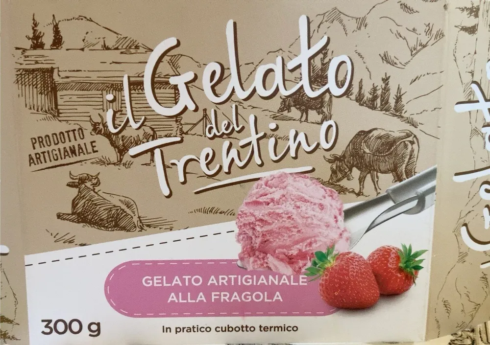 Gelato artigianale alla fragola