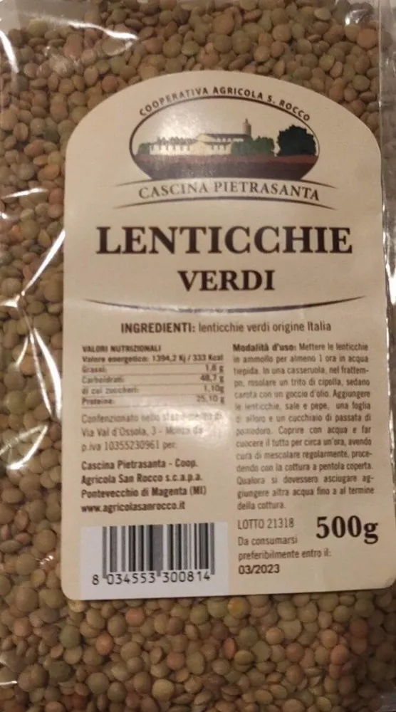 lenticchie verdi