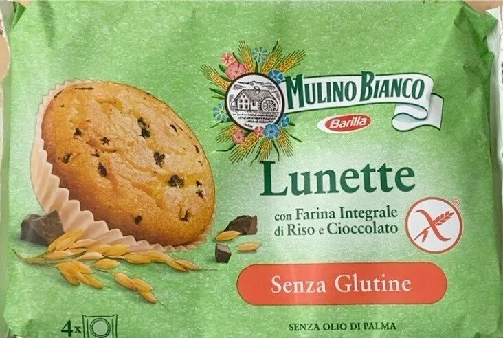 Lunette con farina Integrale si riso e cioccolato