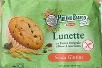 Lunette con farina Integrale si riso e cioccolato