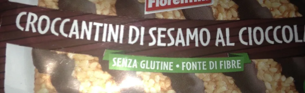 Croccantini di sesamo con cioccolato