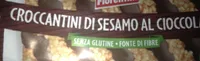 Croccantini di sesamo con cioccolato