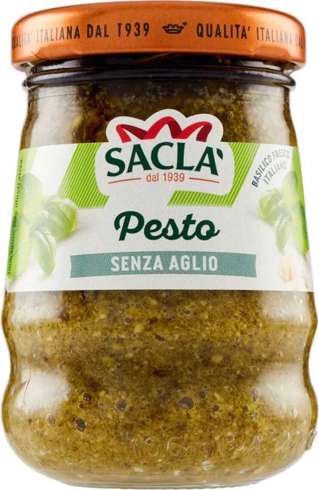 Sacla' Pesto Senza Aglio Bar GR 90