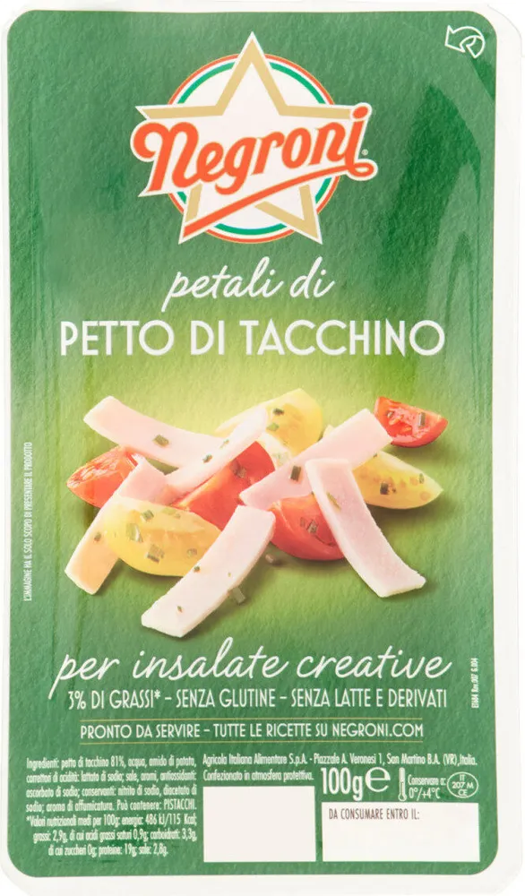 Negroni Petto Di Tacchino In Petali