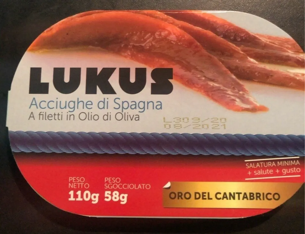 Filetti acciughe Cantabriche