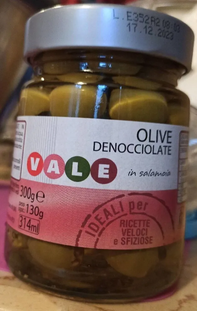 Olive denocciolate in salamoia