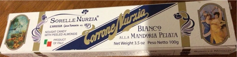 Torrone bianco alle mandorle