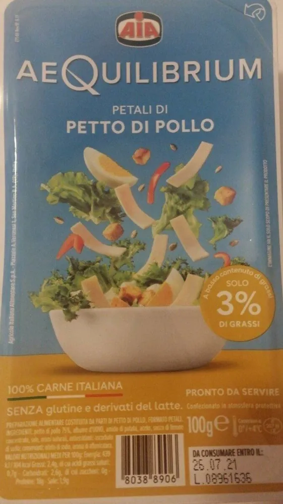 Petali di petto di pollo