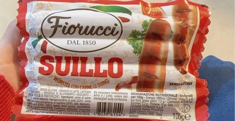 Suillo Wurstel con Carne di Suino