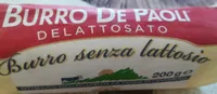 Burro senza lattosio