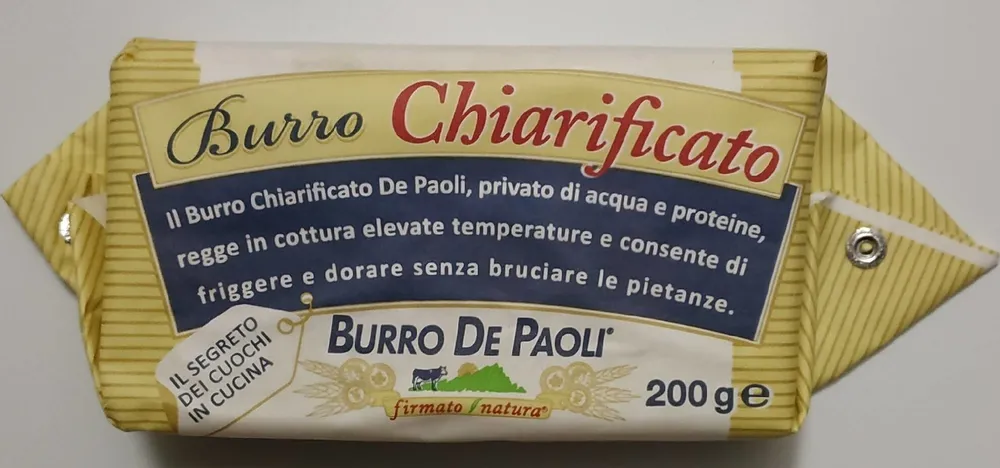Burro chiarificato