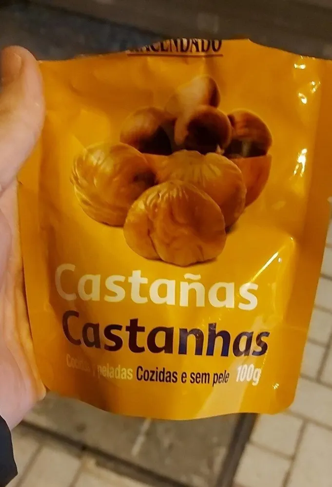 Castañas  cocidas