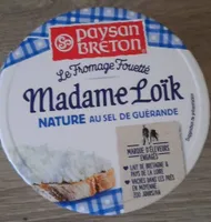 Madame Loïk Fromage fouetté nature au sel de guérande