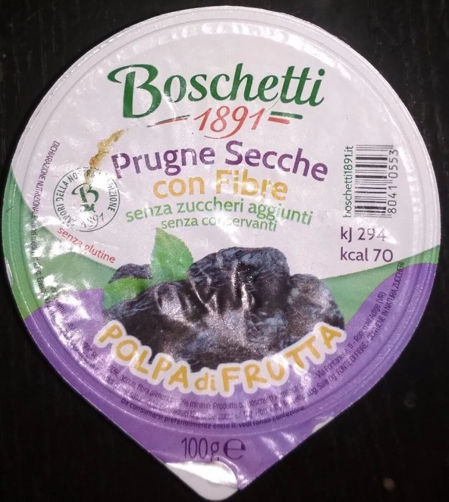 Prugne secche con fibre
