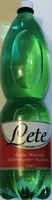 Acqua minerale naturale frizzante Lete