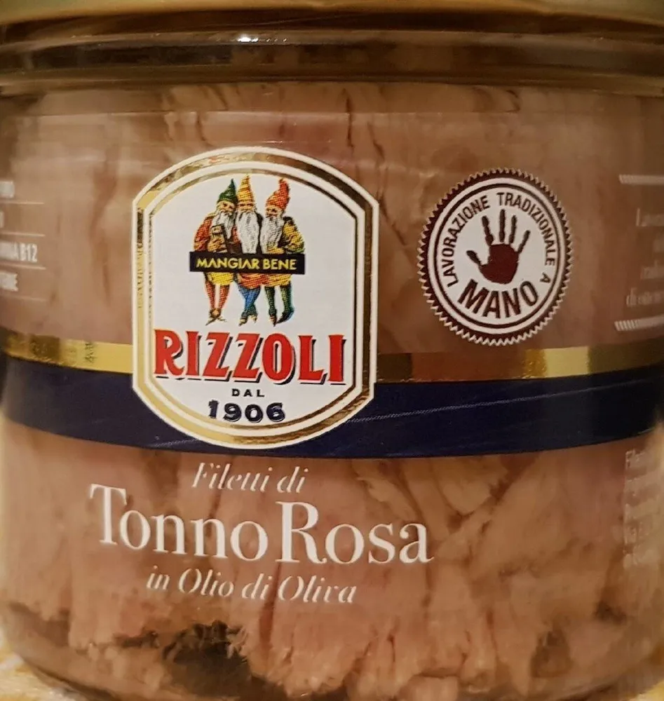 Filetti di tonno rosa in olio di oliva