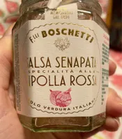 Salsa senapata alla cipolla rossa