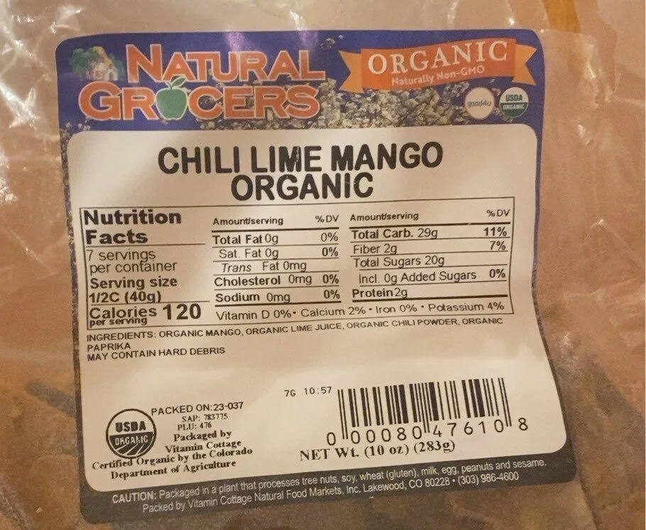 Organic Chili Lime Mango