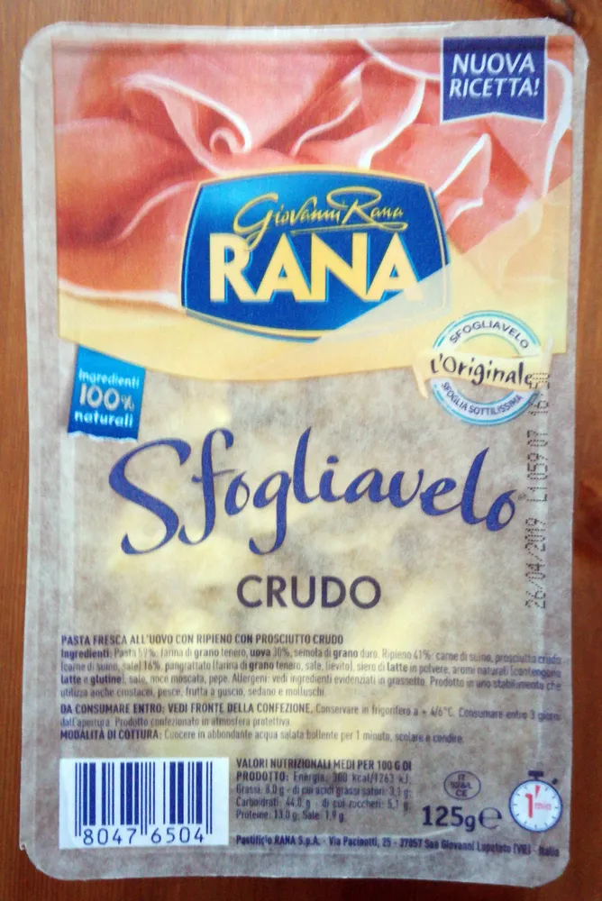 Sfogliavelo Prosciutto Crudo