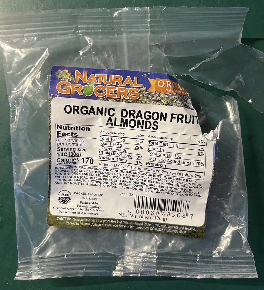 Almonds Dragon Fruit Organic