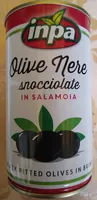Olive nere snocciolate in salamoia