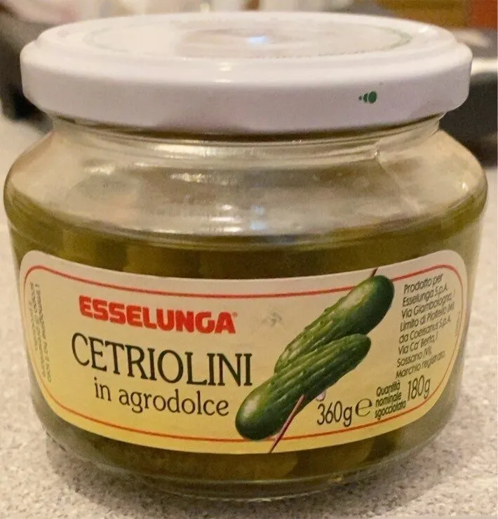 Cetriolini in agrodolce