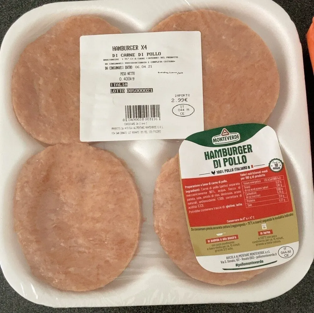 Hamburger di pollo