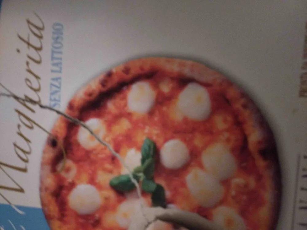Pizza Margherita senza lsttosio