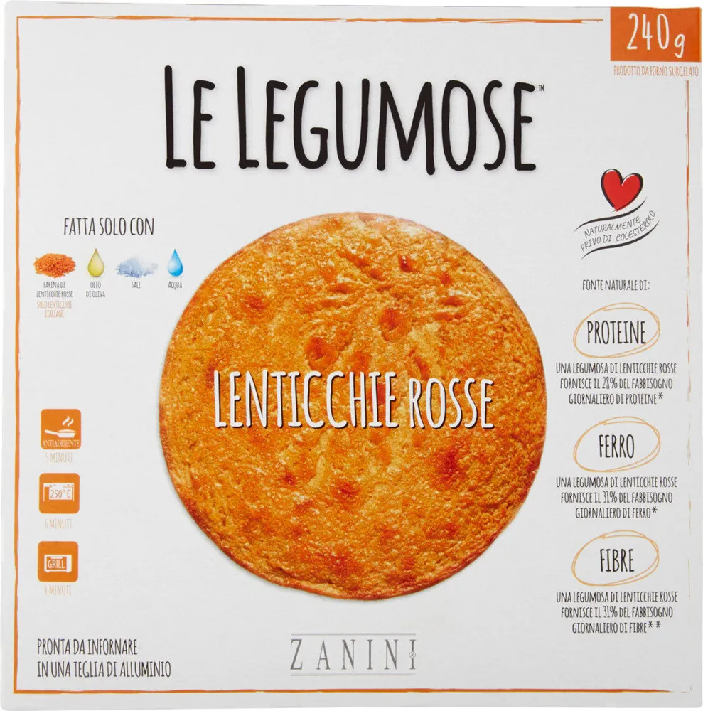 Le legumose lenticchie rosse