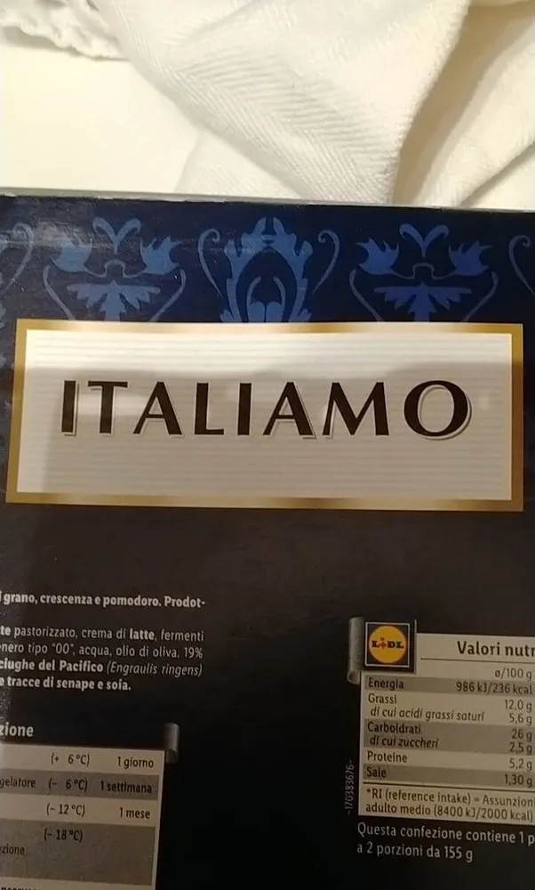 Pizzata alla ligure