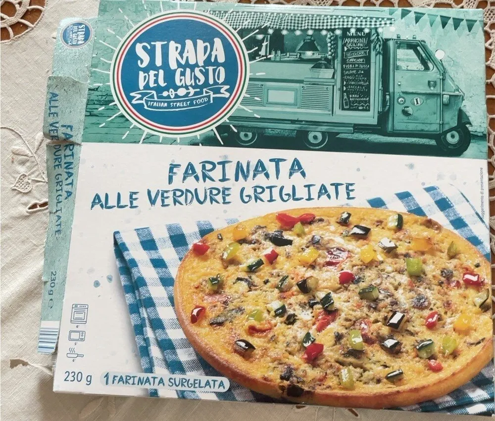 Farinata alle verdure grigliate