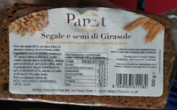 Pane a fette segale e semi di Girasole