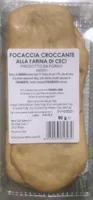 Focaccia croccante alla farina di ceci