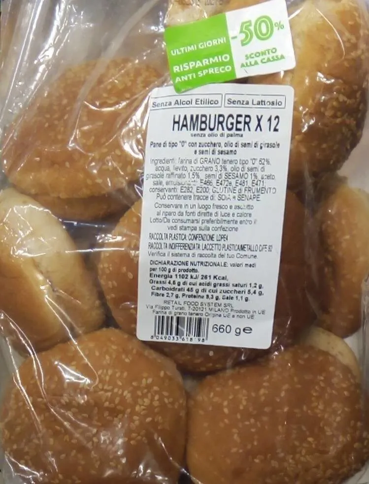 Panini hamburger