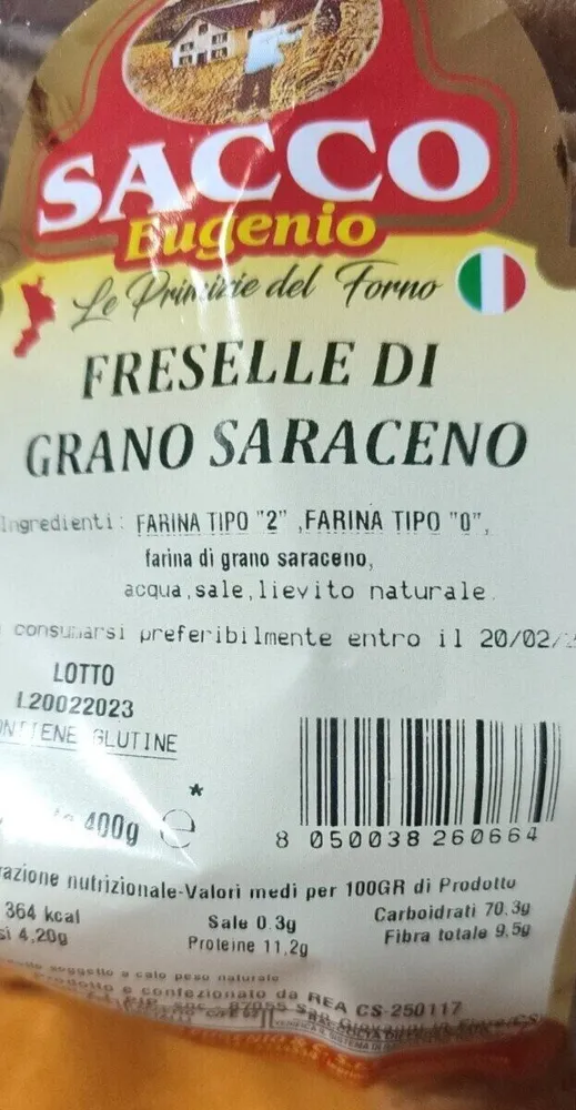 Freselle di grano saraceno