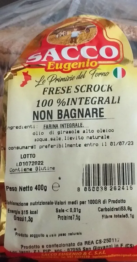 Frese scrock integali